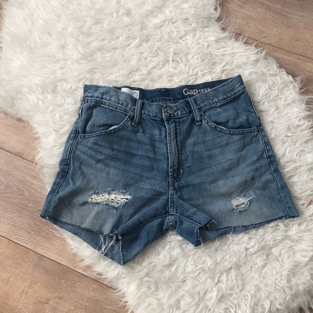 Distressed Cutoff Shorts